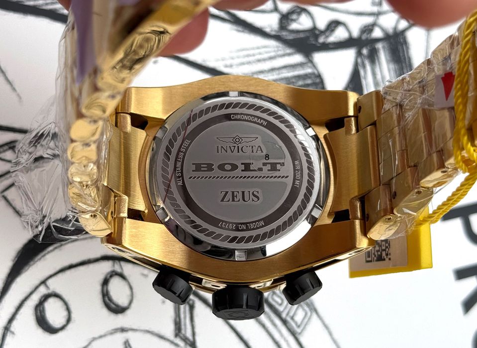 Мужские часы Invicta 29737 Reserve Bolt Zeus Swiss 53 mm. 200 MT.