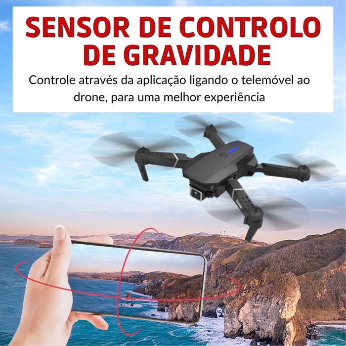 DRONE CONDUÇÃO FÁCIL  (Filma em HD 4K)