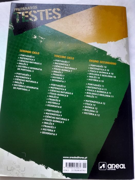 Caderno de testes Físico-química A 10 ano
