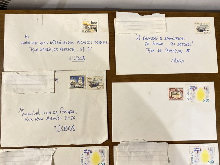 Lote de Envelopes selados mais bilhetes postais
