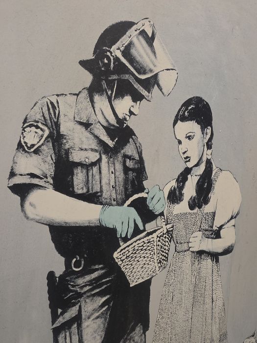 Wydruk na płótnie obraz 100x50 Banksy street art