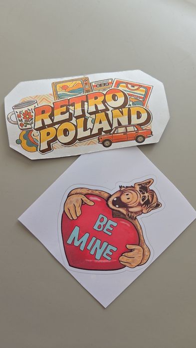 Naklejka z Alfem ,,Be Mine"