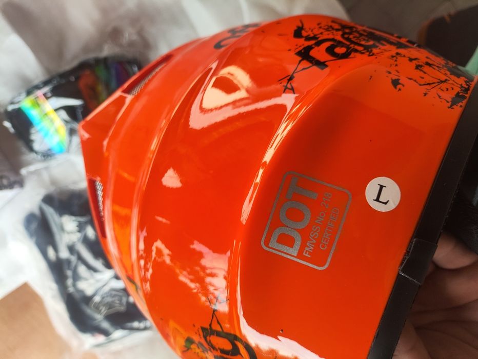 Kask na motor crosa Krosa hulajnogę rower