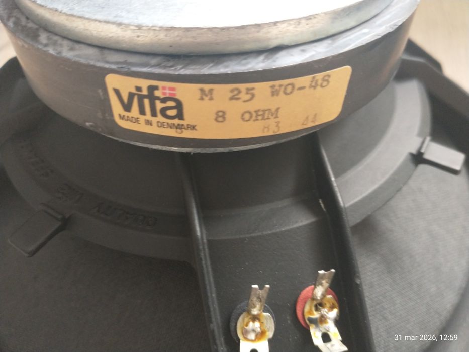 Głośniki niskotonowe vifa M25 wo48 Denmark