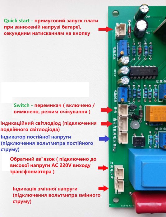 Плата інвертора чистий синус на 48V 12000 Ват 50 Герц