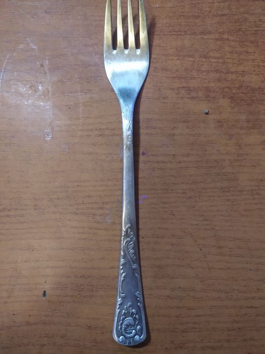 виделка із срібла,мельхіора