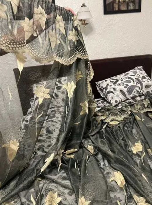 Тюль красивый комплект