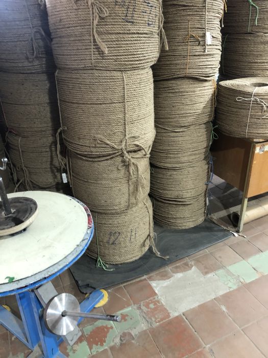 Канат, веревка, мотузка джутова..8-10-12-14-16 мм мм