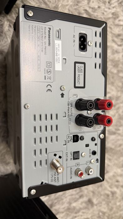 Wieża Panasonic SC-PMX92EG-K Czarna