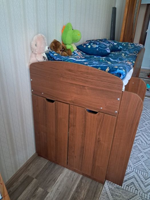 Дитяче ліжко з драбиною