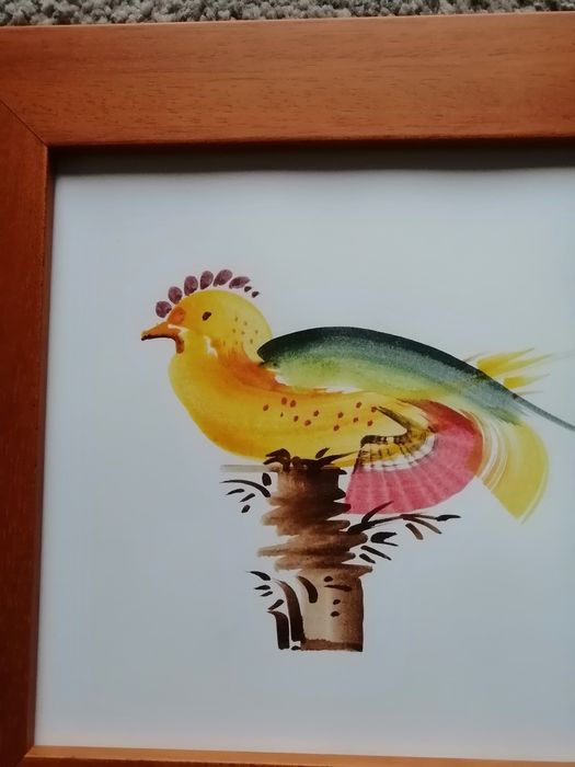 Frame/Picture Frame with Painting Named "Tiago"64739696578049121