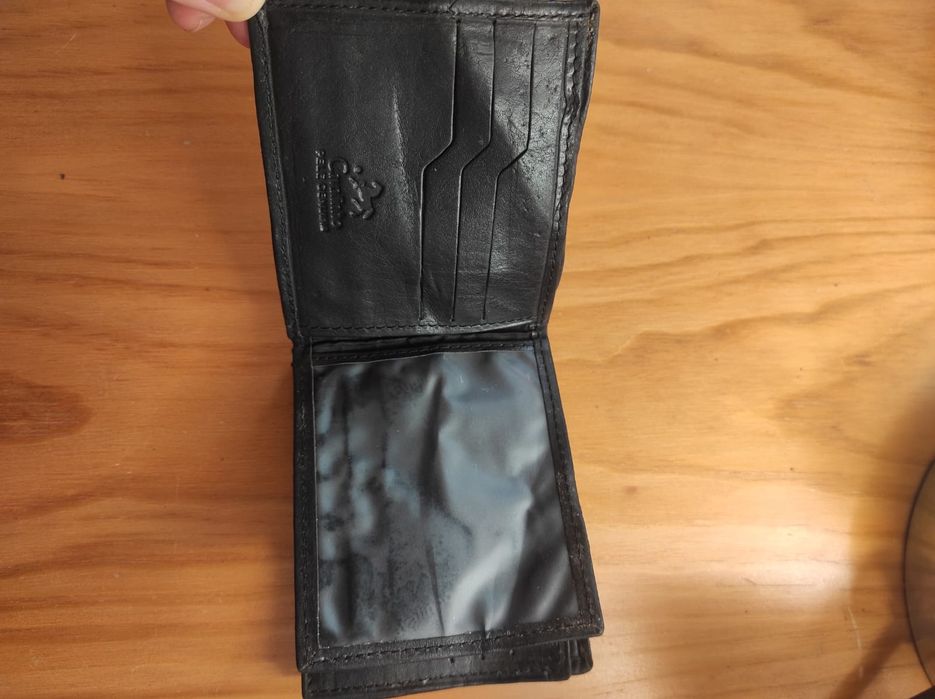 Carteira da cavalinho em pele genuína