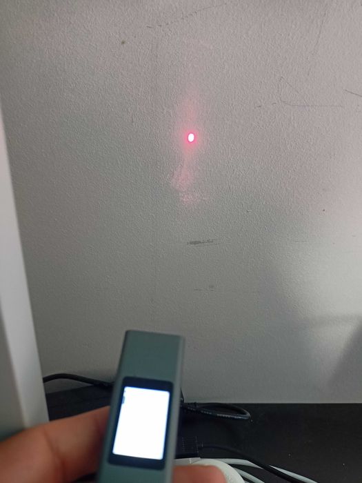 Miernik Odległości Laserowy malutki ładowany usb dokładny jak bosh