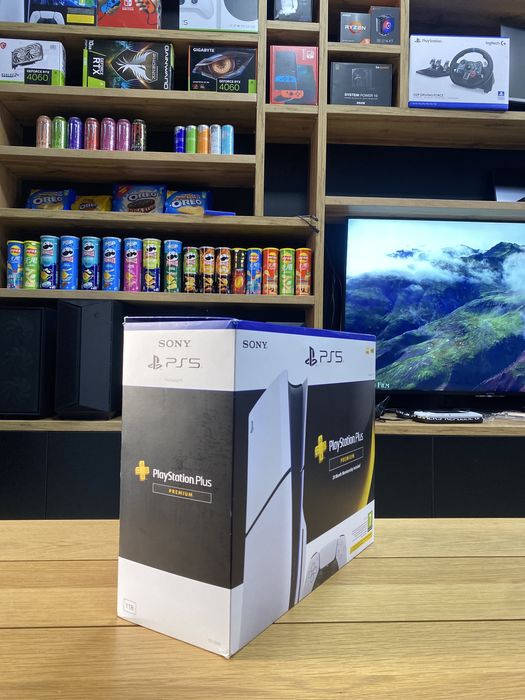 PlayStation 5 Slim 1TB White + PS Plus Premium 24 Month Нова(гарантія)