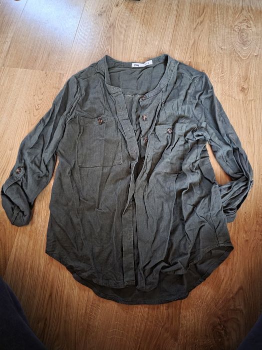 Koszula khaki Sinsay S