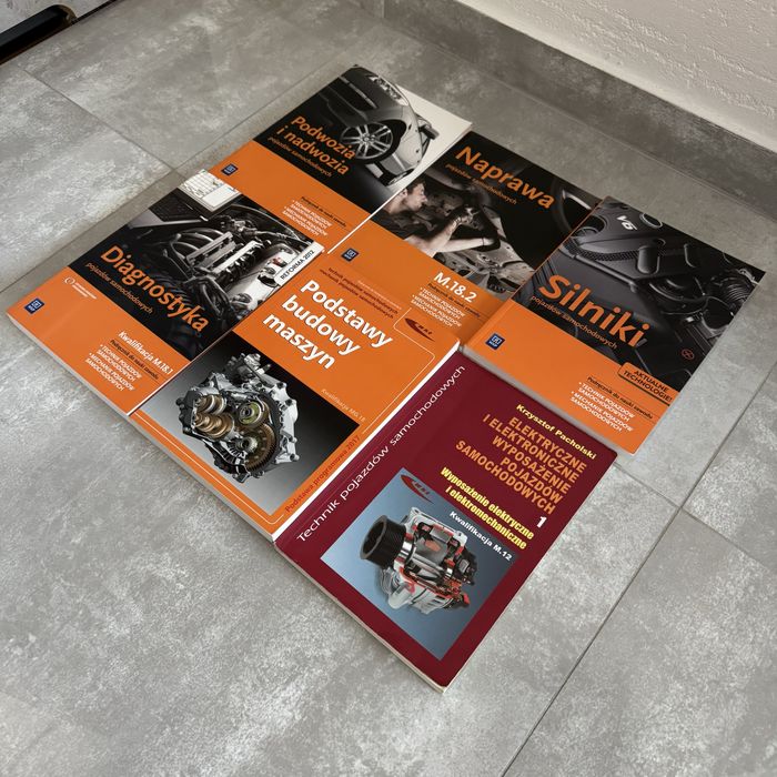 Zestaw książek | Technik/Mechanik Pojazdów Samochodowych | MOT. 05/06