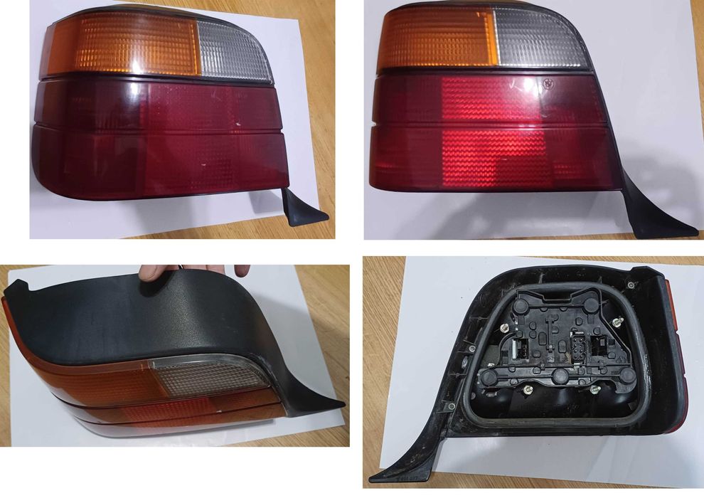 BMW E36 Varias Peças - Farolin, Piscas, Espelhos, Portas da Frente e Traseiras, Vidros, Mala - Chapeleira - Espelho Retrovisor - Cabelagem das portas