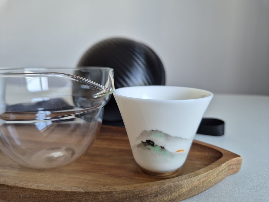 Чайний набір в чохлі,для подорожі/природи,чайний набір гори/гайвань