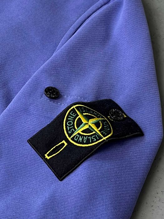 Кофта Stone Island Зіп худі Стон Айленд Синя кофта з патчем