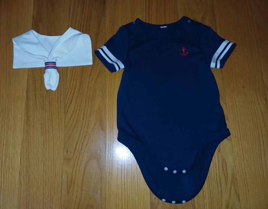 Body marinheiro para menino