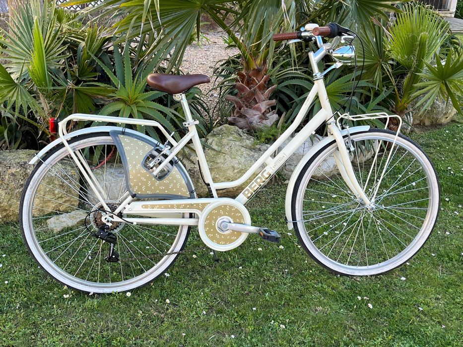 Bicicleta pasteleira moderna feminina