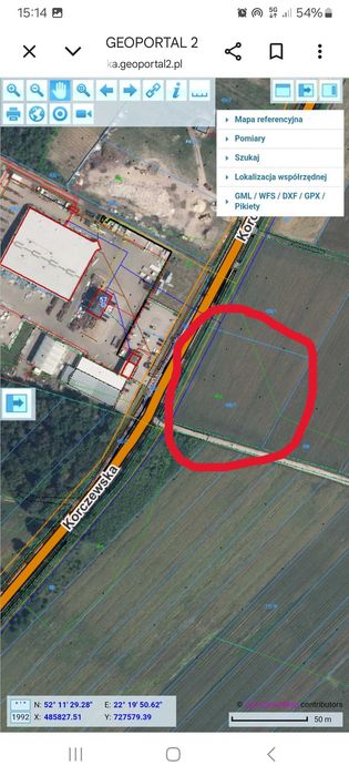 Wydzierżawię działkę przemysłową Żabokliki gm. Siedlce - Widok 3