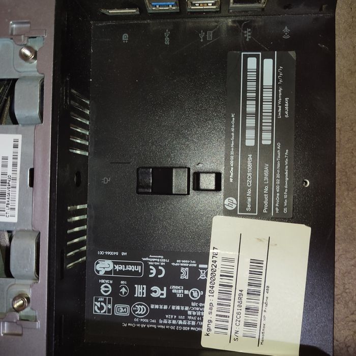 Моноблок HP ProOne 400 G2 AiO 20"