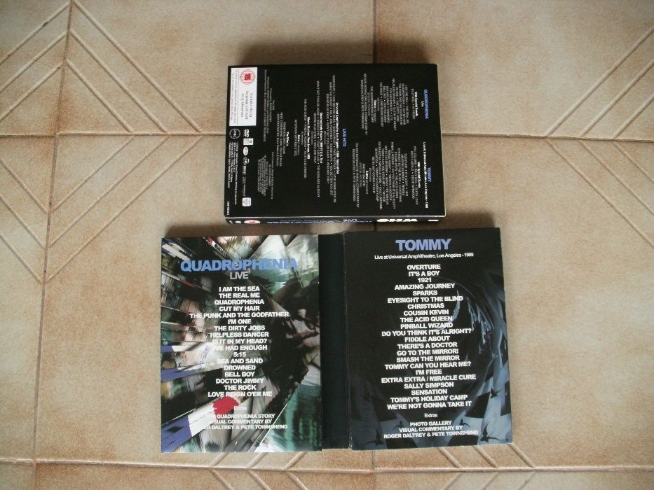 The Who Tommy e Quadrophenia em DVD