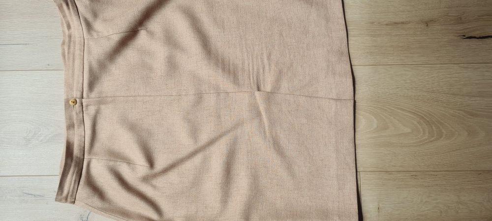 Garsonka 3-częsciowa beżowa roz 46, XL Góra, spódnica, spodnie