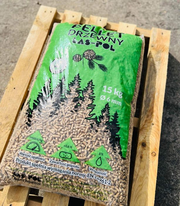 PELLET DRZEWNY LAS POL A1 sosna dostawa do klienta pleszew i okolice !