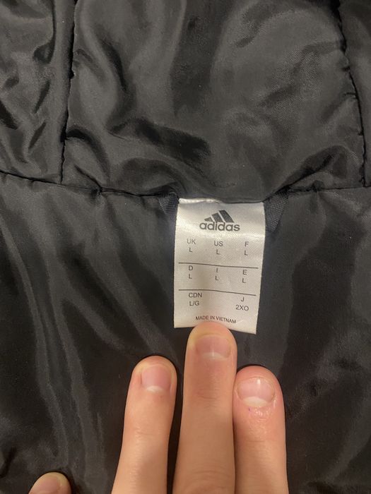 Зимний мужской пуховик Adidas Original L