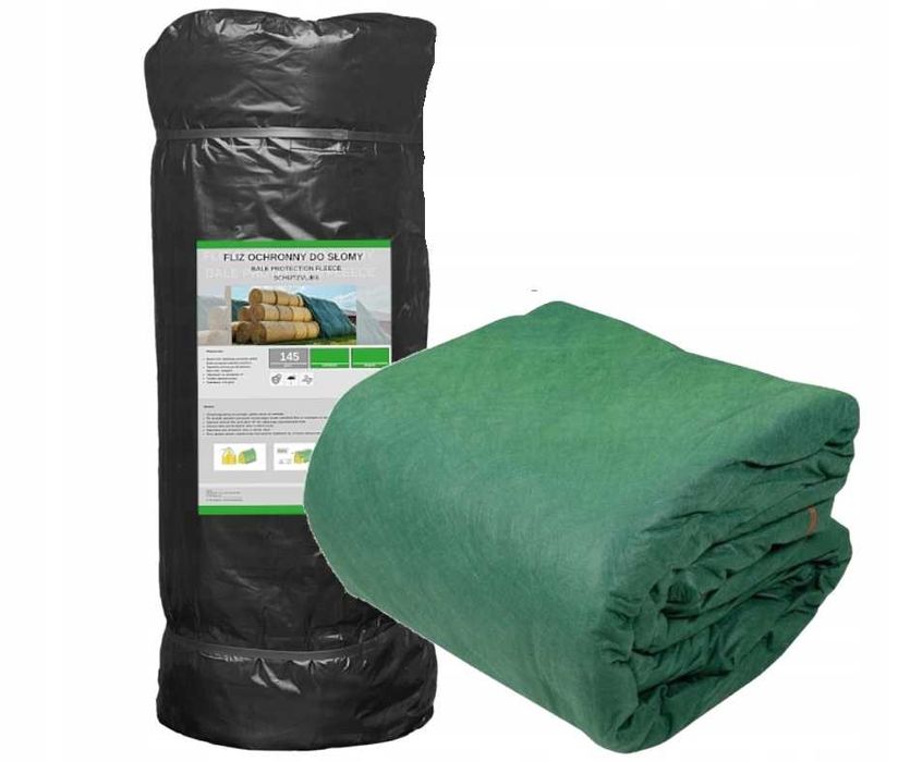 Fliz Agrowłóknina do Okrywania SŁOMY SIANA 6,15x12,5 GRUBY 145g UV+