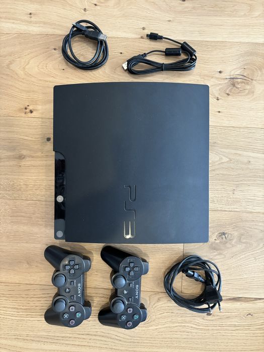 Playstation 3 Slim Consola e 2 Comandos