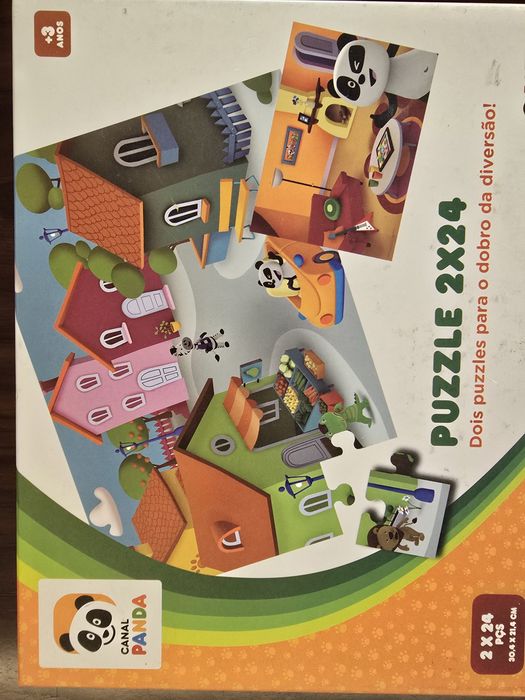 5 puzzles para crianças 3 a 6 anos