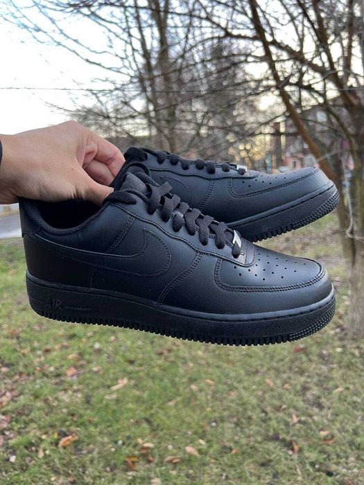 ОРИГІНАЛ! Nike Air Force 1 07 Low Black 44.5 45 46 47 | CW2288-001
