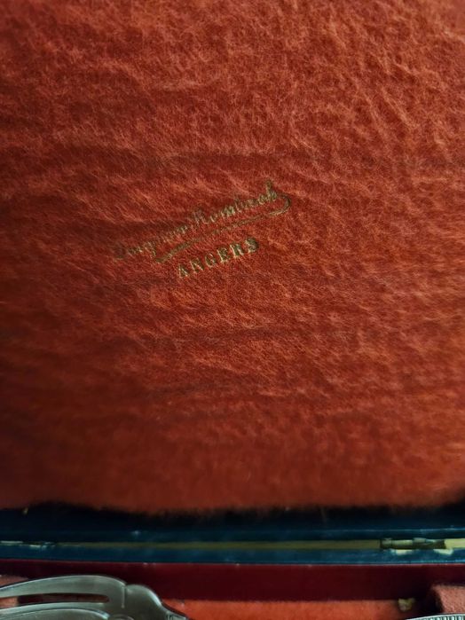 Вінтажний набір посріблених десертних виделок