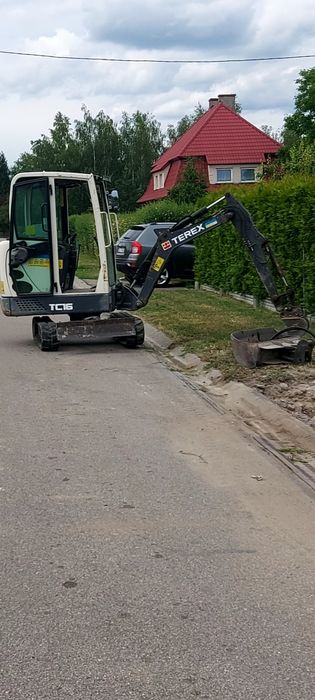 Usługi minikoparką