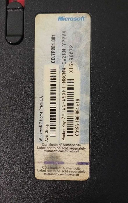 Ноутбук ACER Aspire 5250 Ram4Gb/HDD500Gb