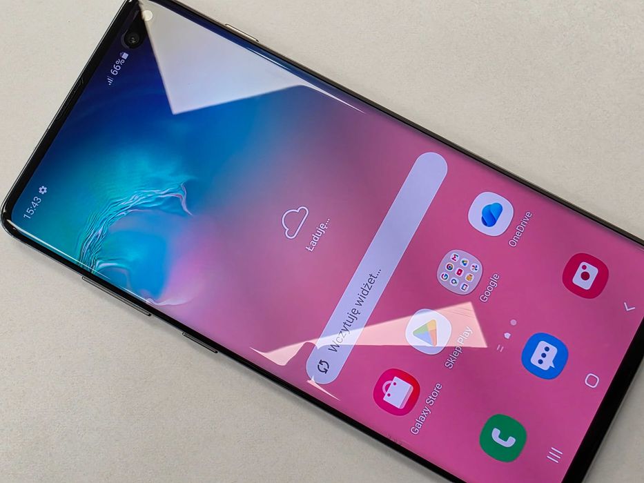 Samsung Galaxy S10+ Plus Dual SIM/ 8GB/ 128GB/ Prism Black/ Grade A-/ + ładowarka/ GW 6 MSC