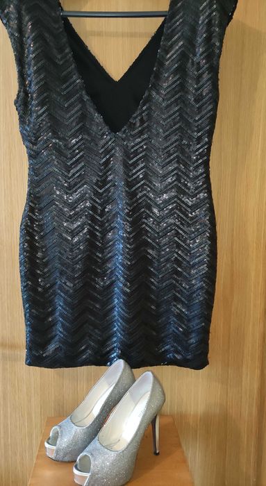 Vestido Elegante com sapatos