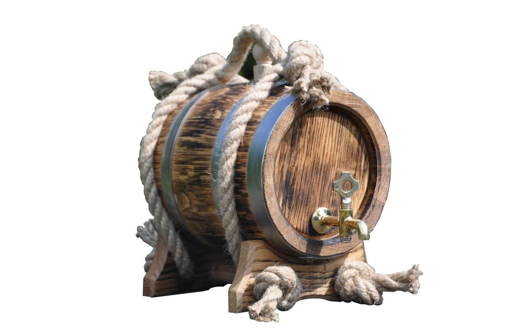 Beczka Dębowa 3L 4L 5L 10L 15L 20L Na bimber Whisky Opalanie Grawer