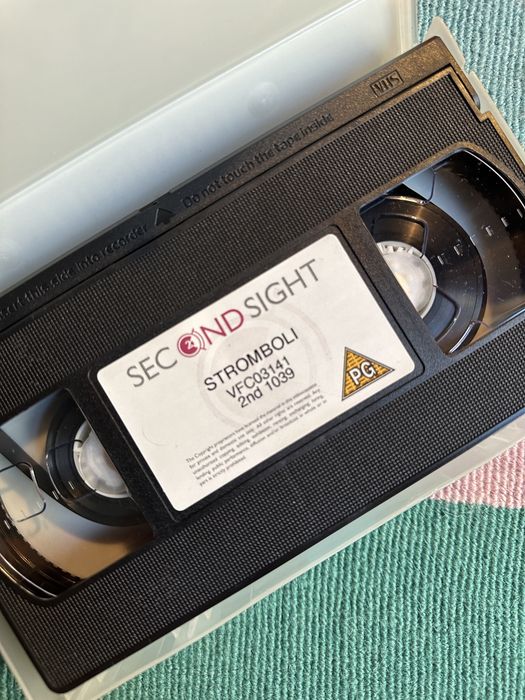 Stromboli, filme de Roberto Rossellini. VHS