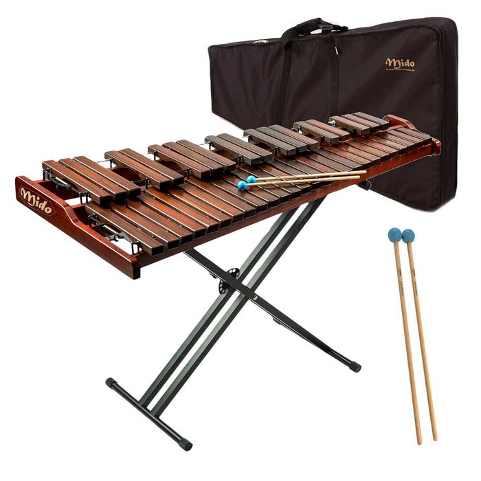 Ksylofon Mido Lapacho + Statyw + Pałki + Futerał