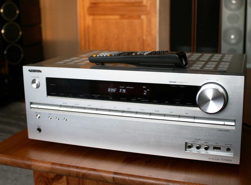 Mocny amplituner Onkyo Tx Nr 626 Bluetooth  WiFi wzmacniacz 160 watt kino domowe