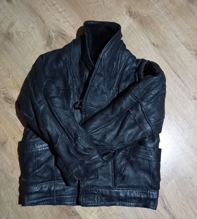 Kożuch naturalny dziecięcy vinted '80 '90 4 lata