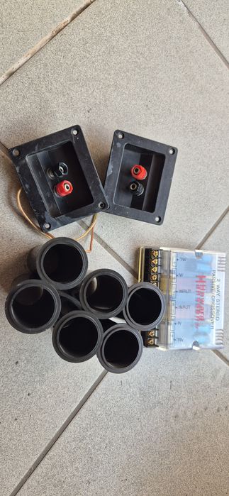 Zwrotnica wloty do głośnika terminale przyłączeniowe kratka osłona gło