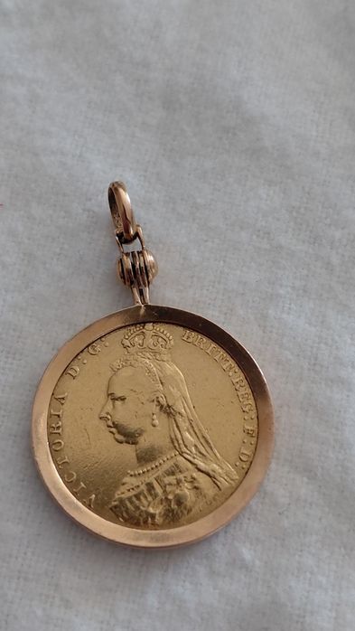 Libra Ouro com Aro 1887