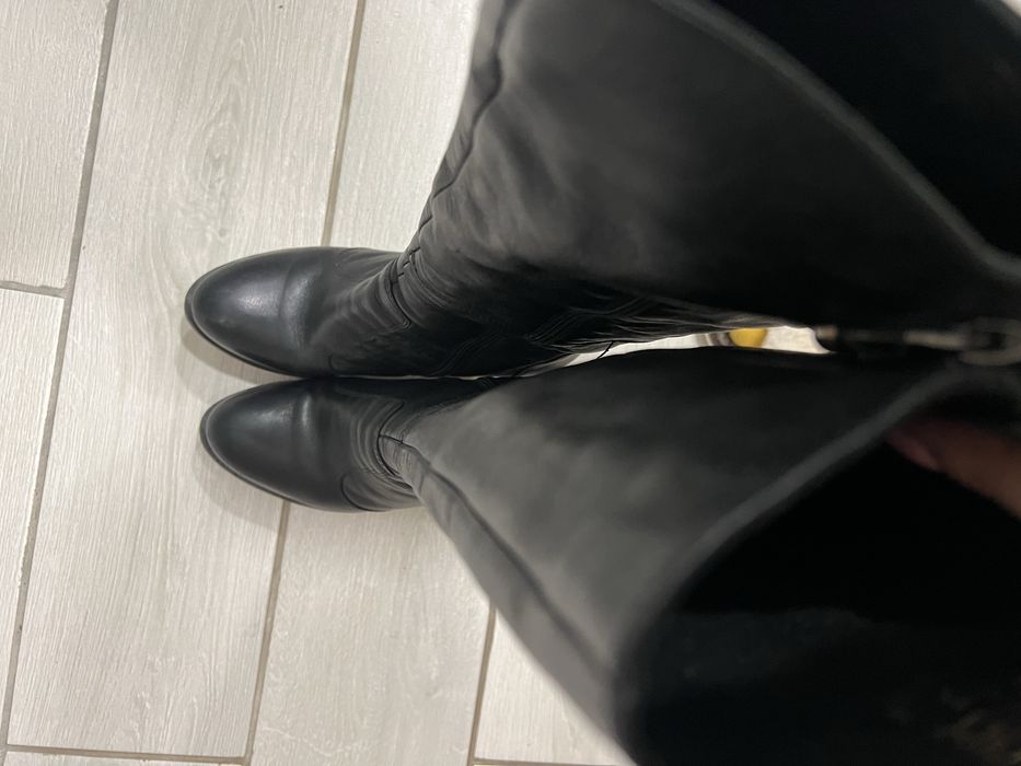 Весенние сапоги. Кожа