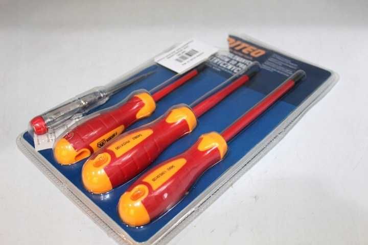 Zestaw IZOLOWANYCH WKRĘTAKÓW DO PRAC Elektrycznych Niteo 4 szt. SUPER