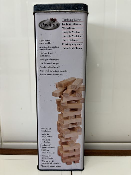 Jenga torre de madeira da Toys r us